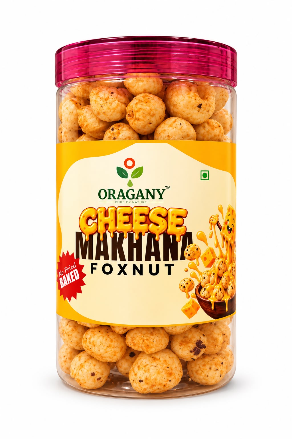 Cheese Makhana (Foxnut) – Baked
